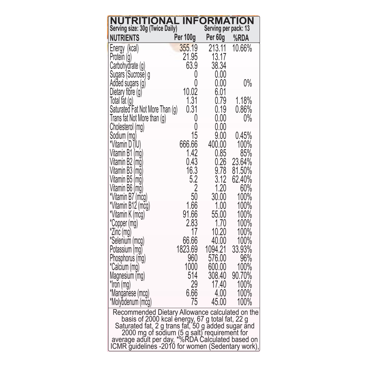 Patanjali Nutrela Women's Superfood 400 g – view 6