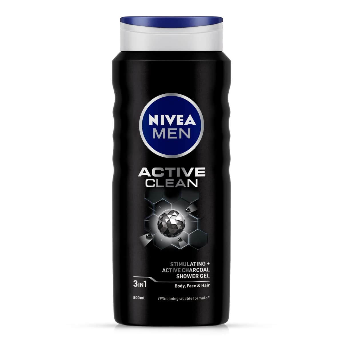 NIVEA MEN Active Clean 500 ml shower gel bottle