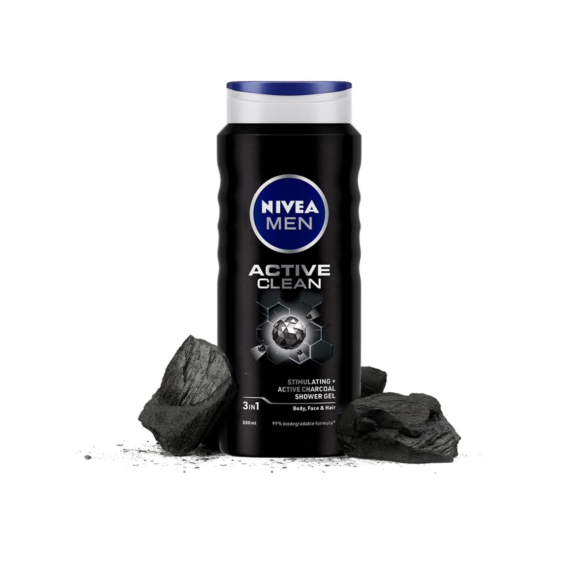 NIVEA MEN Active Clean Shower Gel, 500g – view 2