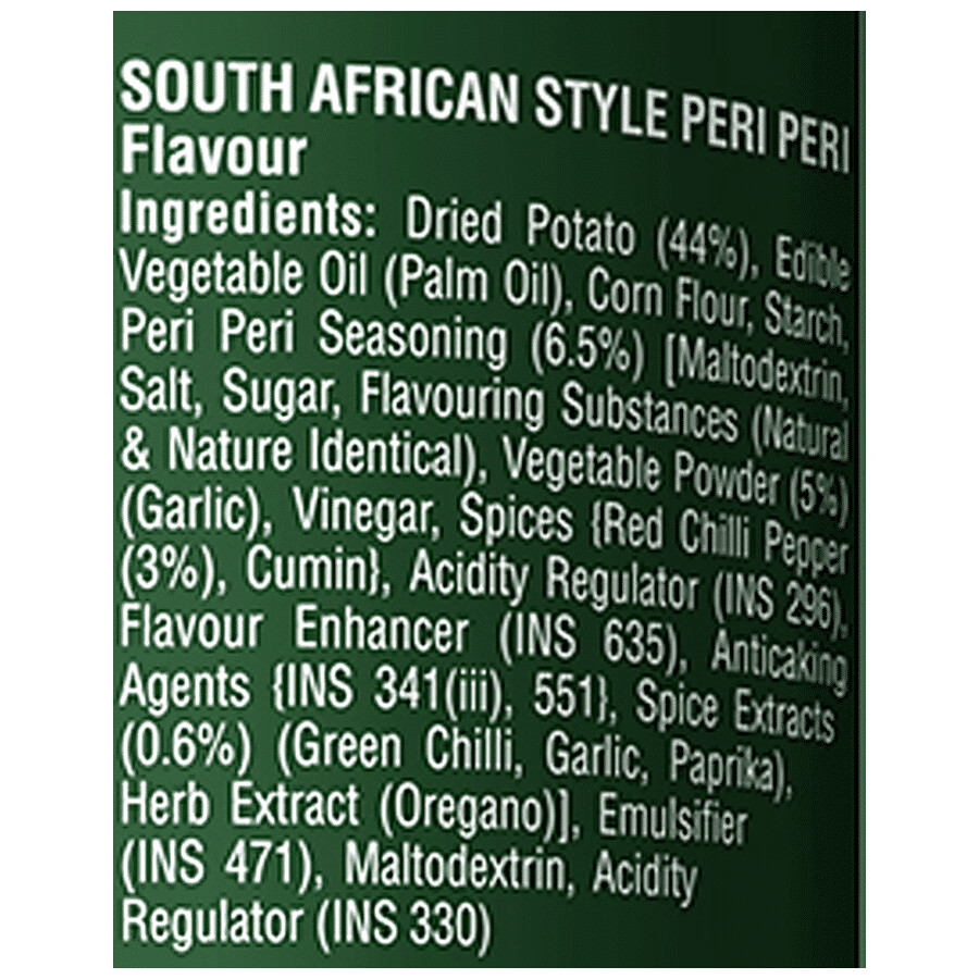 Pringles Potato Chips - Peri Peri Flavoured, Crunchy, Crispy 102 g – view 3