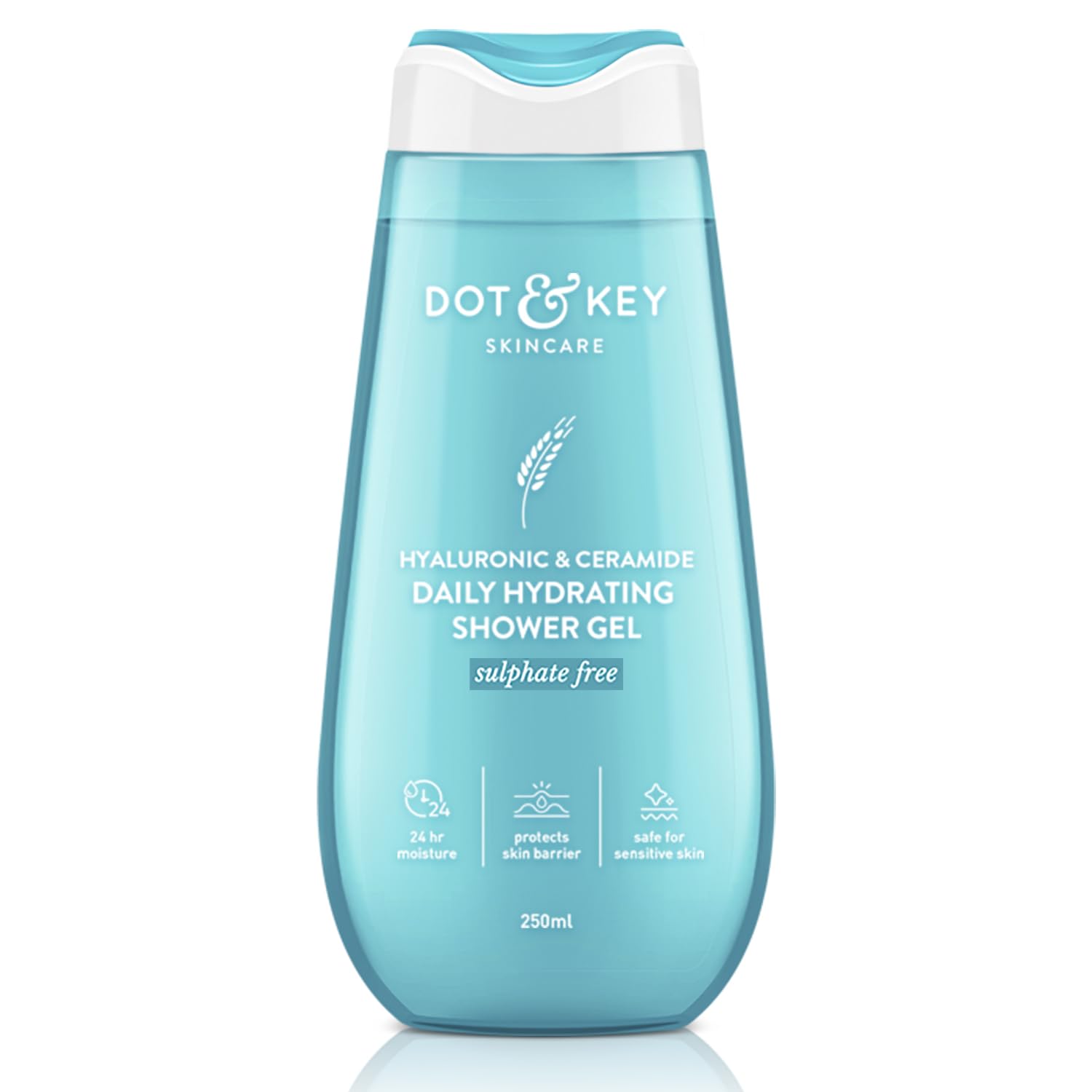 Dot & Key hydrating body wash bottle for dry skin