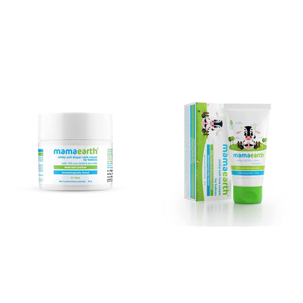 Mamaearth Milky Soft baby cream duo with rash cream