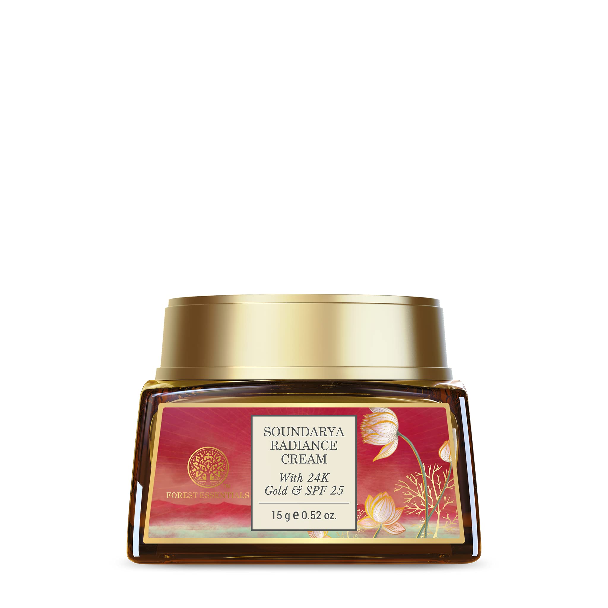 Forest Essentials Soundarya Radiance Cream With 24K Gold & SPF 25& Forest Essentials Delicate Facial Cleanser Kashmiri Saffron & Neem – view 2