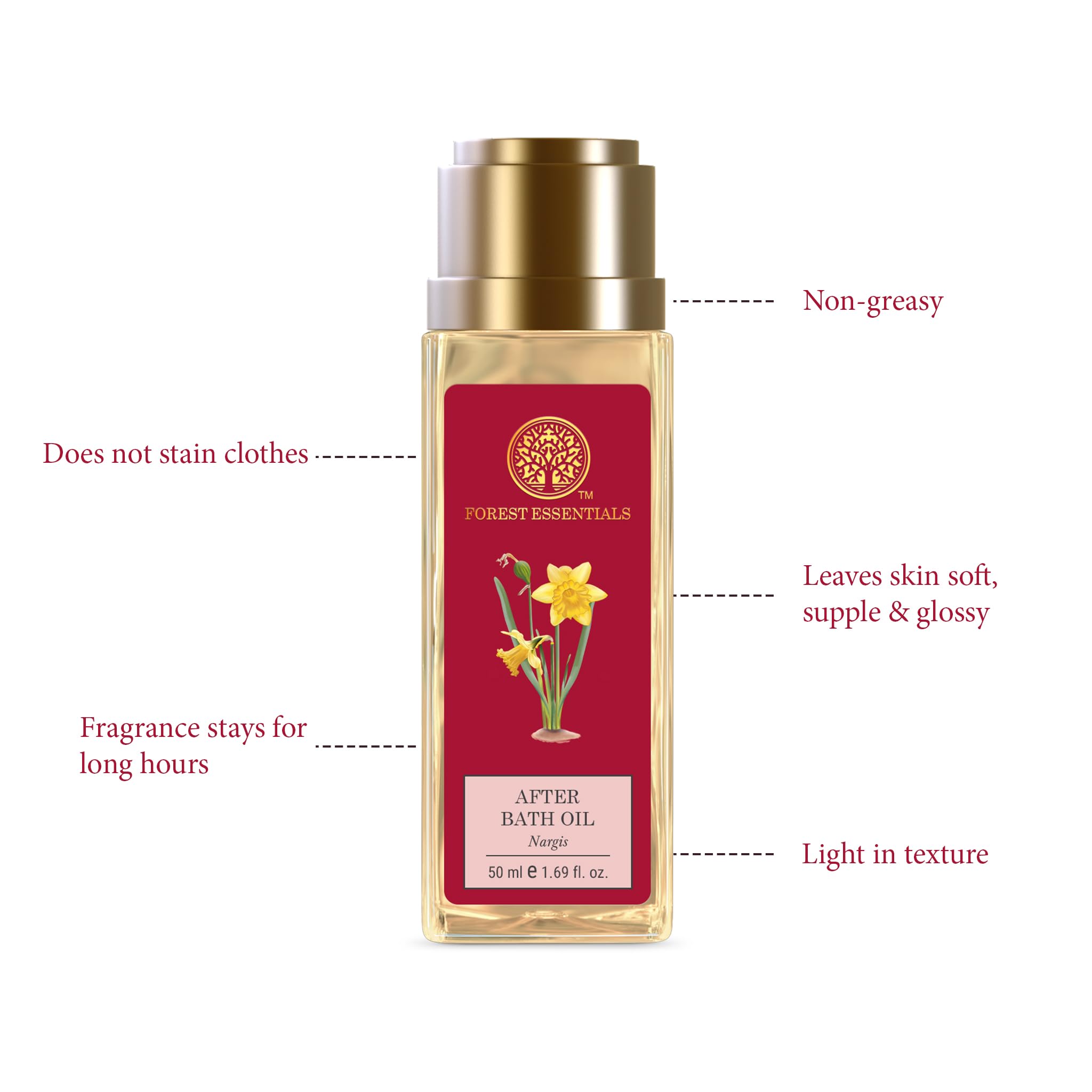 Forest Essentials After Bath Oil Nargis – view 3