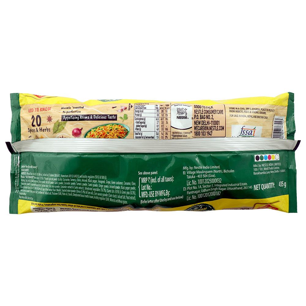 Maggi Nutri-Licious Masala Veg Instant Atta Noodles 435 G – view 2