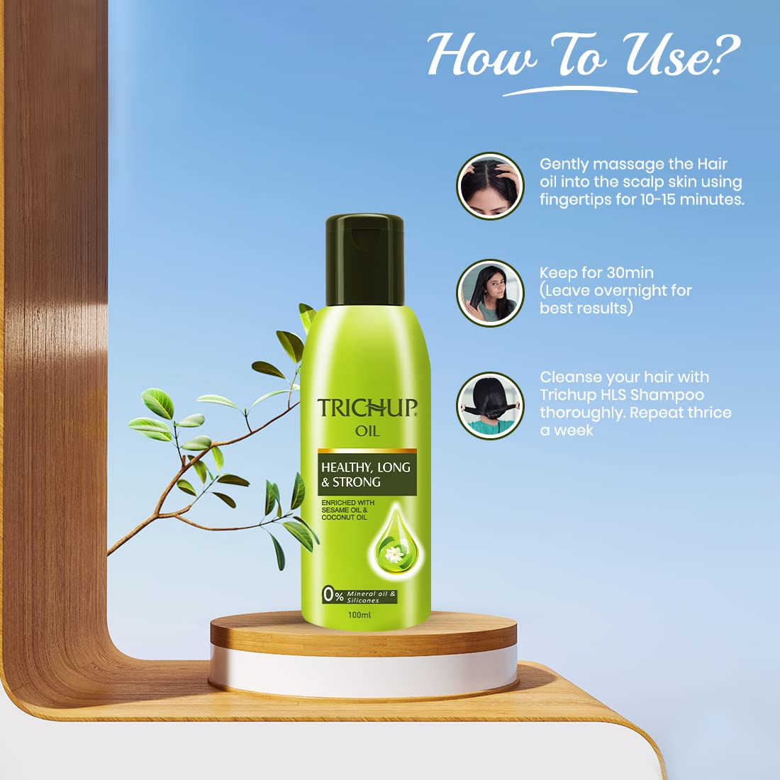 VASU Trichup Hair Oil Pack 3 Of 100 Ml – view 6