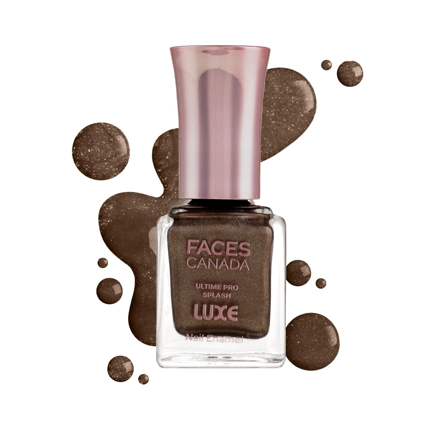 Smokeshow L40 brown nail polish bottle with glossy finish