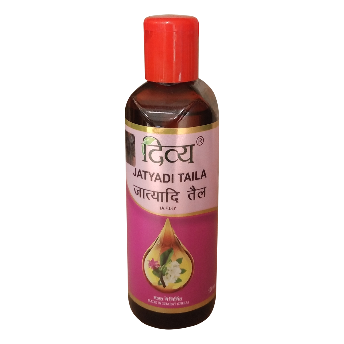 Two 100 ml bottles of Patanjali Divya Jatyadi Taila oil