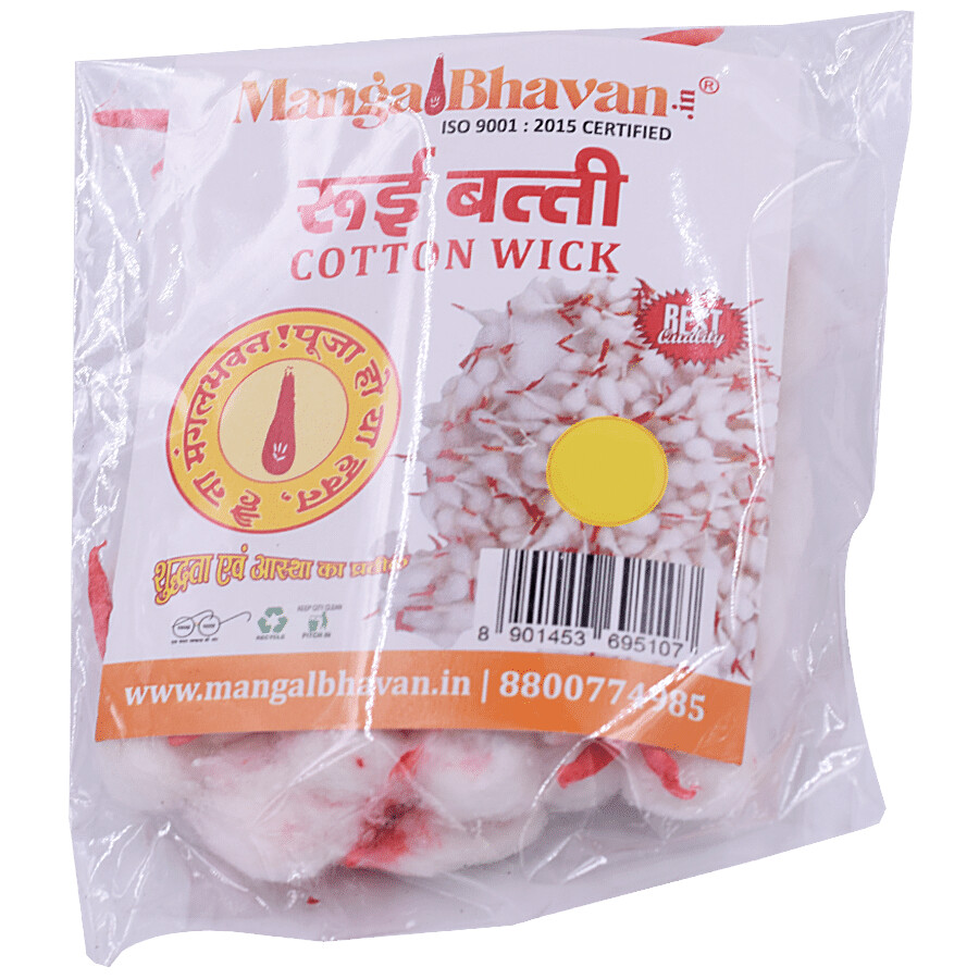 Mangalbhavan.in Rui Batti - Round 50 pcs – view 3