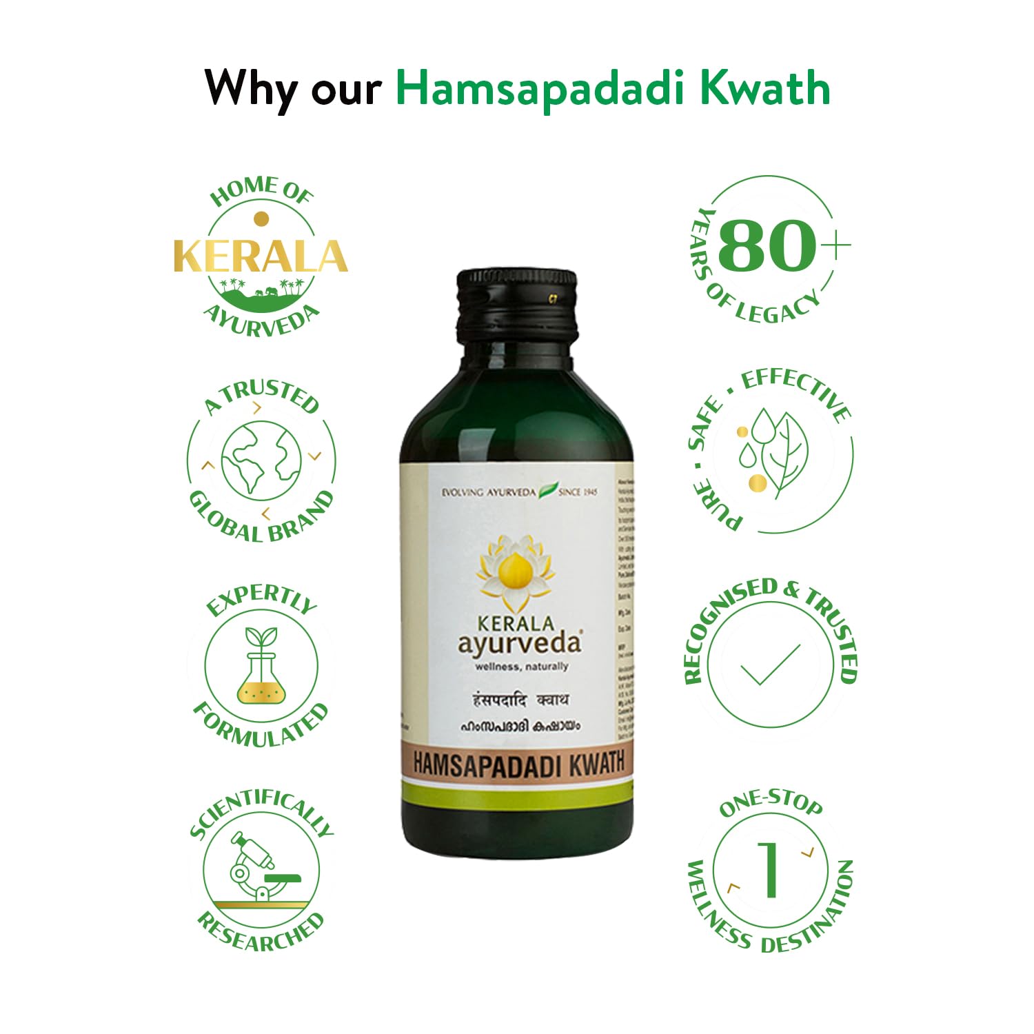 Kerala Ayurveda Hamsapadadi Kwath 200ml – view 5