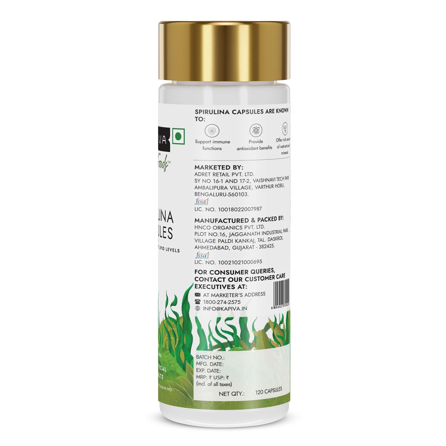 Kapiva Spirulina Capsules – view 6