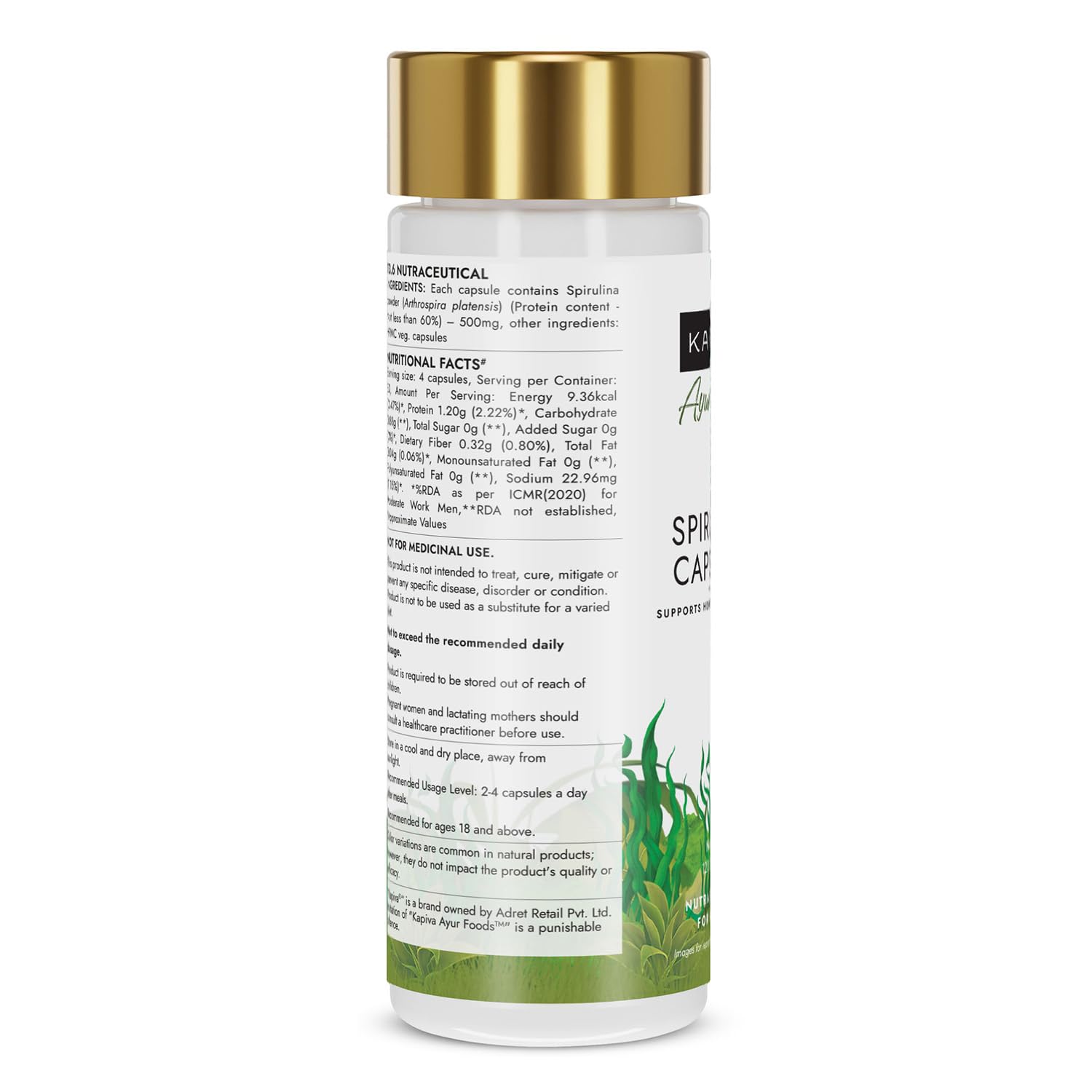 Kapiva Spirulina Capsules – view 7