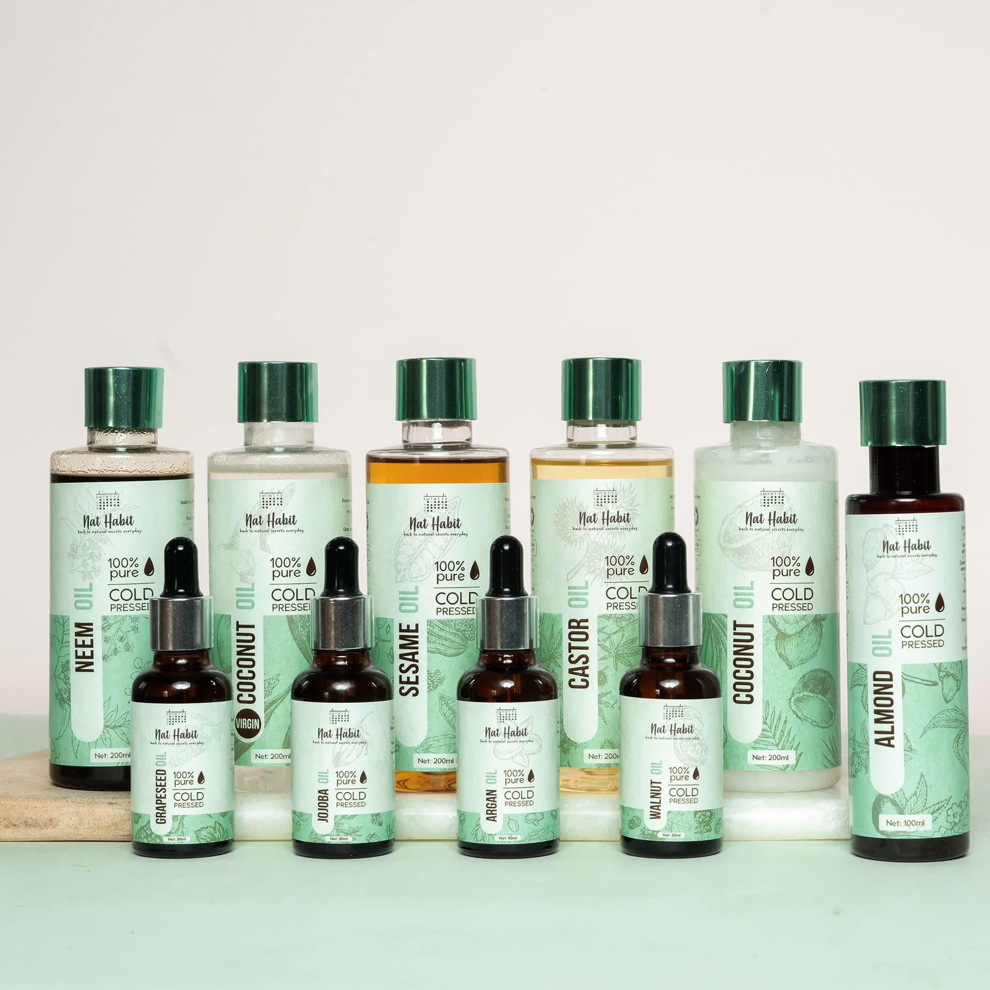 Nat Habit Cold Pressed 100% Pure Virgin Coconut Oil for Skin & Hair, Of Raw Coconut from Tamil Nadu & Kerala – view 7
