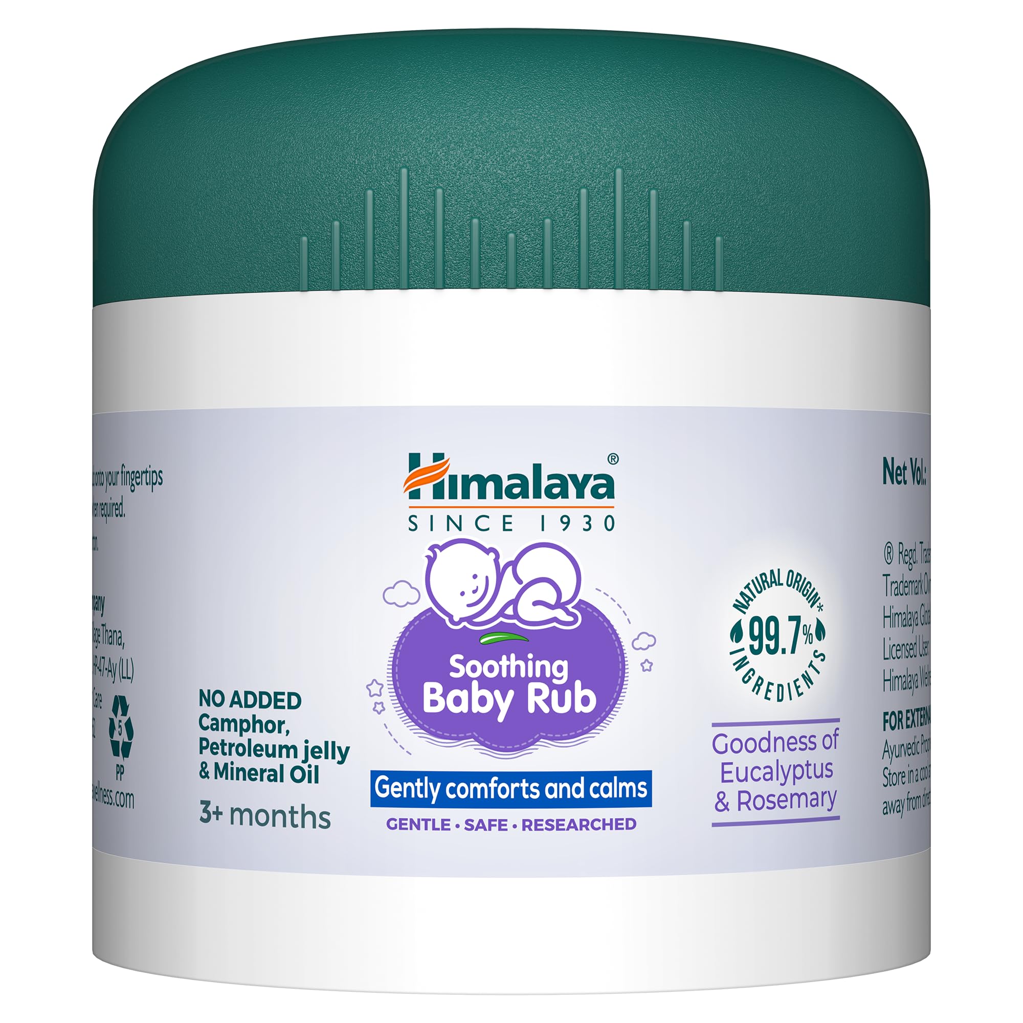 Himalaya baby rub 15 ml bottle for nasal relief