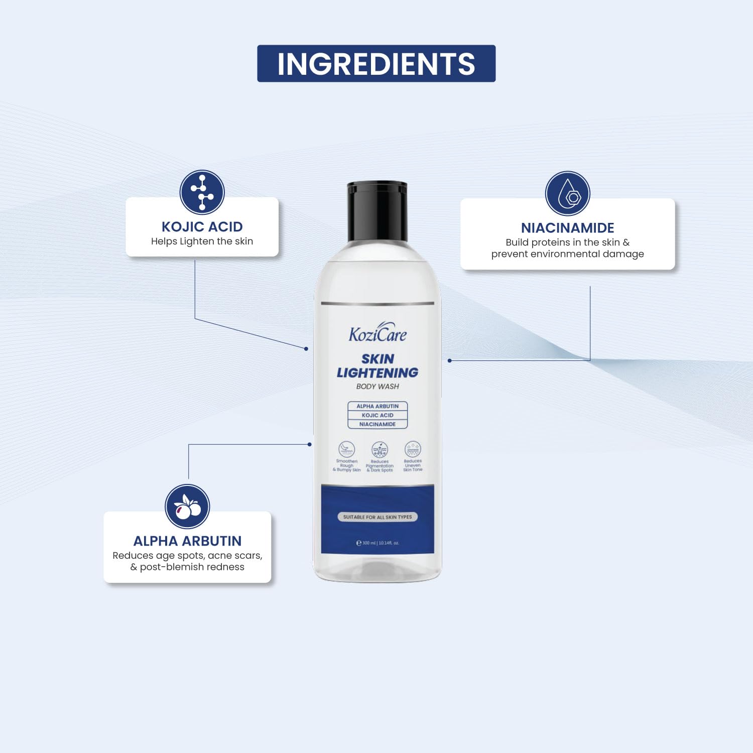 Kozicare Soap Skin Lightening Body Wash Gel – view 3