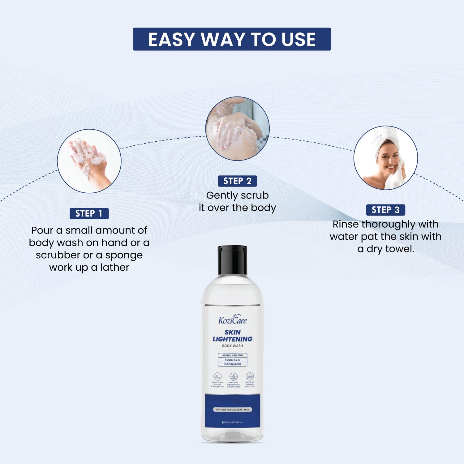 Kozicare Soap Skin Lightening Body Wash Gel – view 4