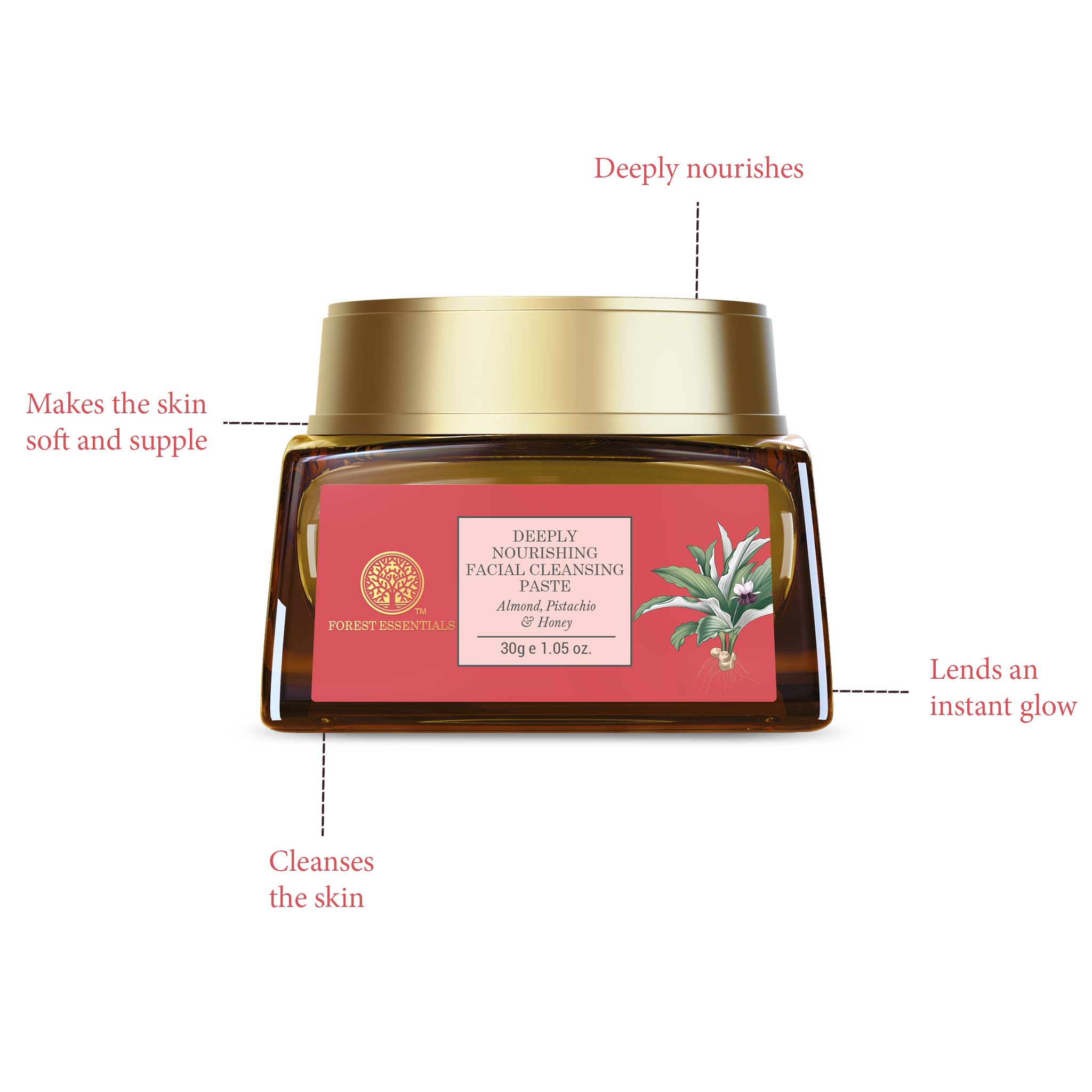 Forest Essentials Facial Cleansing Paste for Dry Skin – view 3