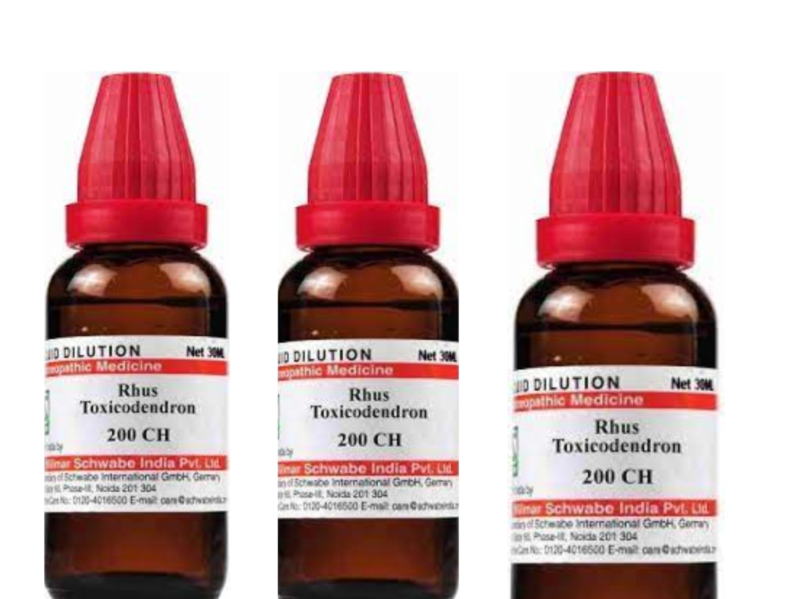 Dr. Willmar Schwabe India Rhus Tox 200 CH 30ml (Pack of 3)