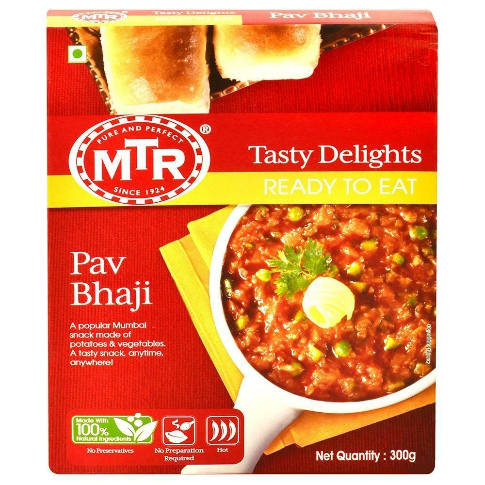 MTR pav bhaji ready meal 300g retail package