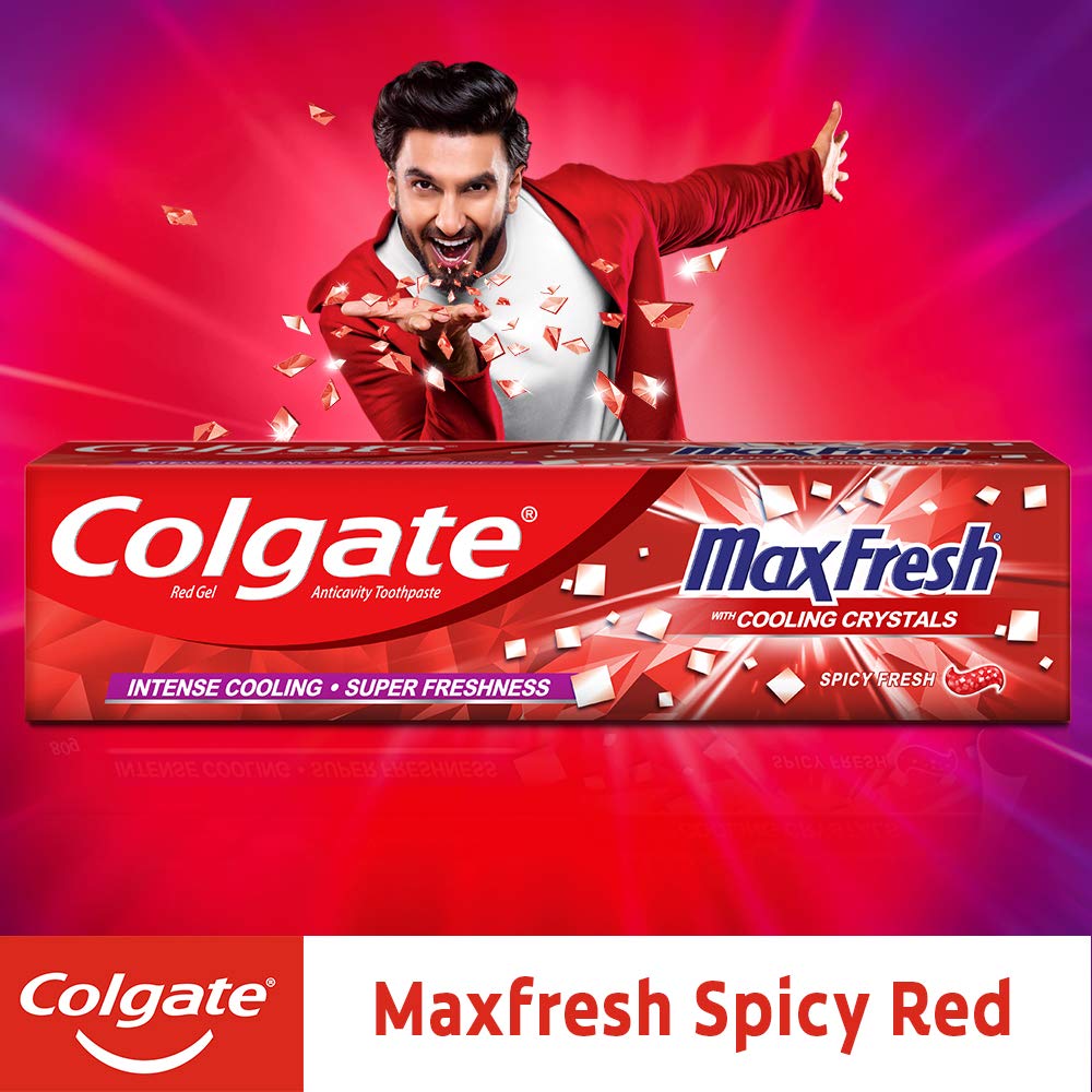 Colgate Max Fresh, Spicy Fresh Red Gel Toothpaste 450Gm (Saver Pack), Freshness – view 3
