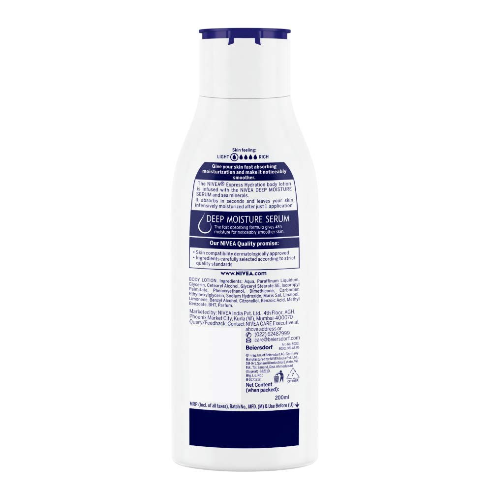 NIVEA Express Hydration 200ml Body Lotion – view 6