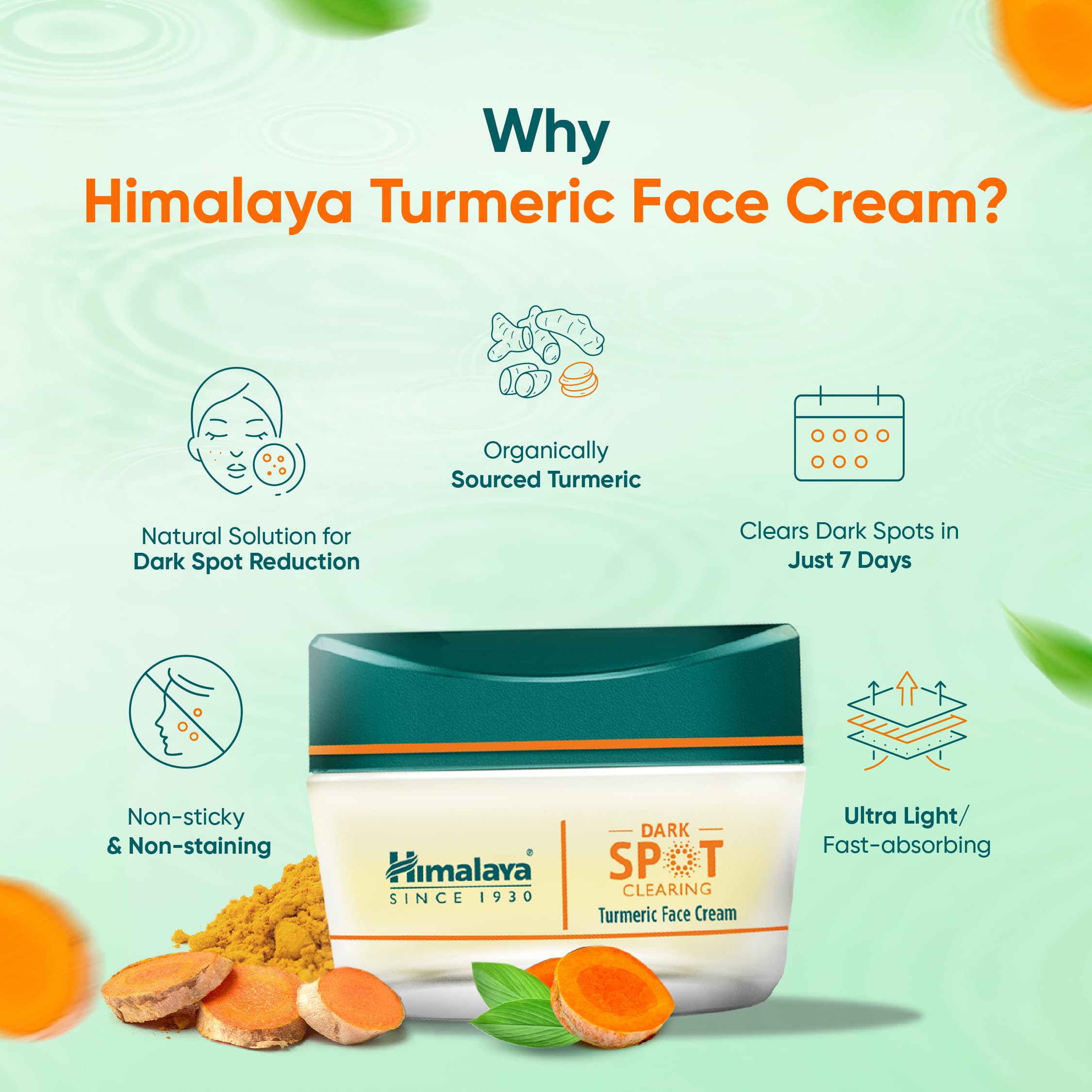 Himalaya Wellness Company Dark Spot Clearing Turmeric Face Cream – view 3