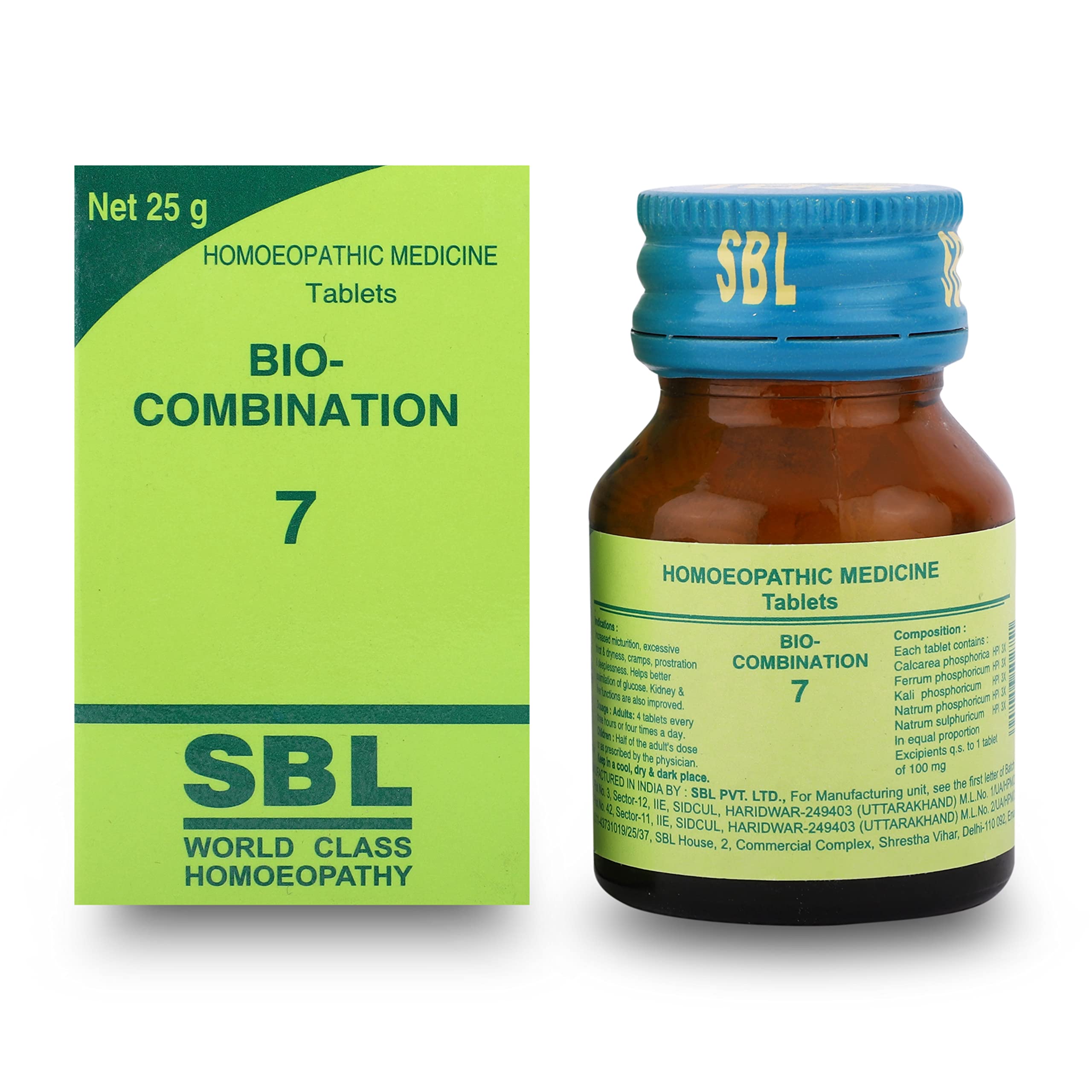 SBL Bio-Combination No. 07 homeopathic 25 gm single pack