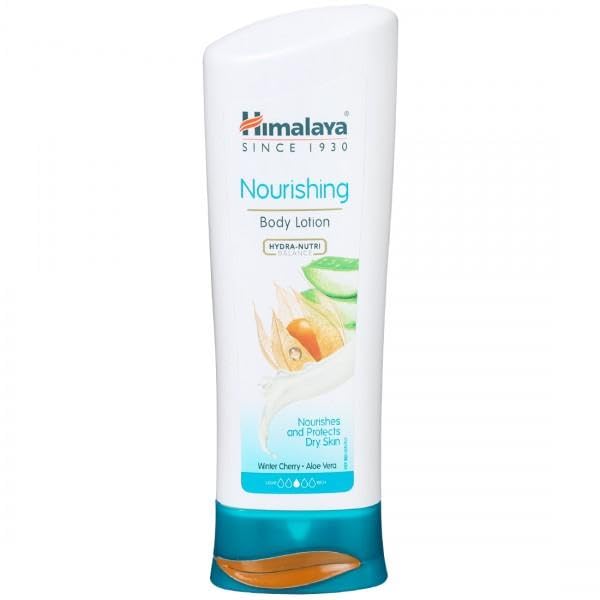 Himalaya Herbals nourishing body lotion 200ml bottle front pack shot