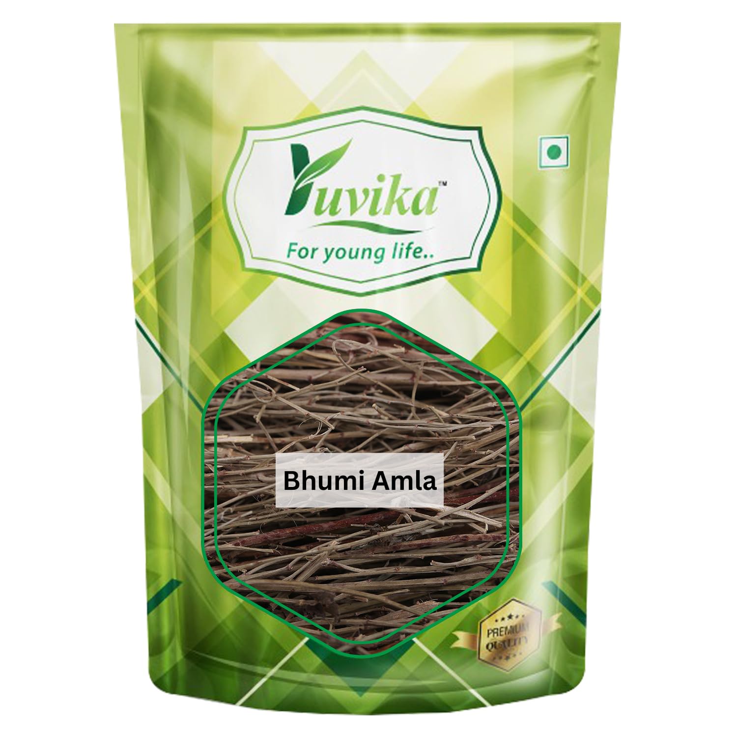 Yuvika Bhumi Amla 200 gram bag front view