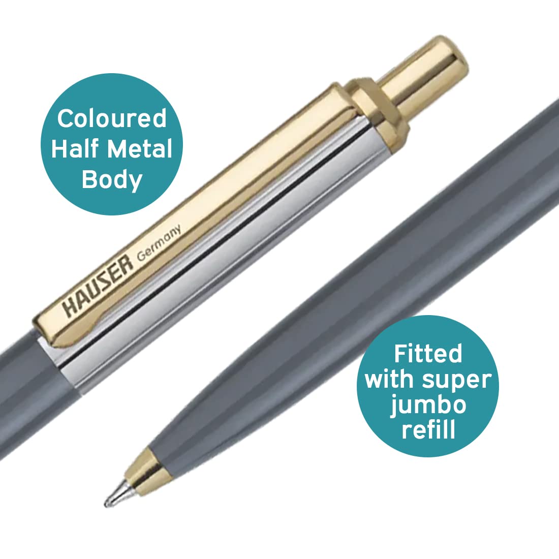 Hauser Germany Berlin Gold Designer Ball Pen Box Pack – view 4