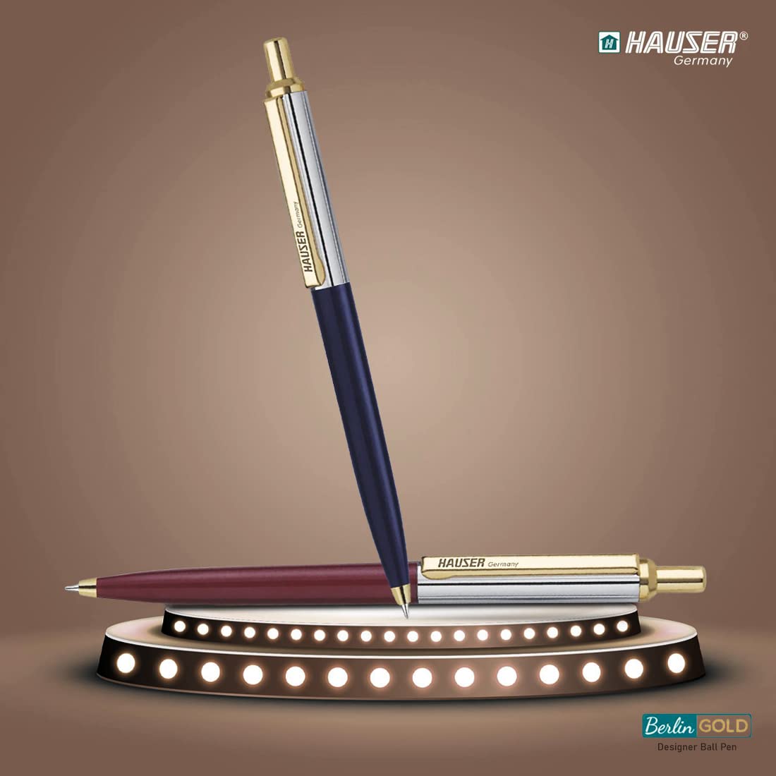 Hauser Germany Berlin Gold Designer Ball Pen Box Pack – view 6
