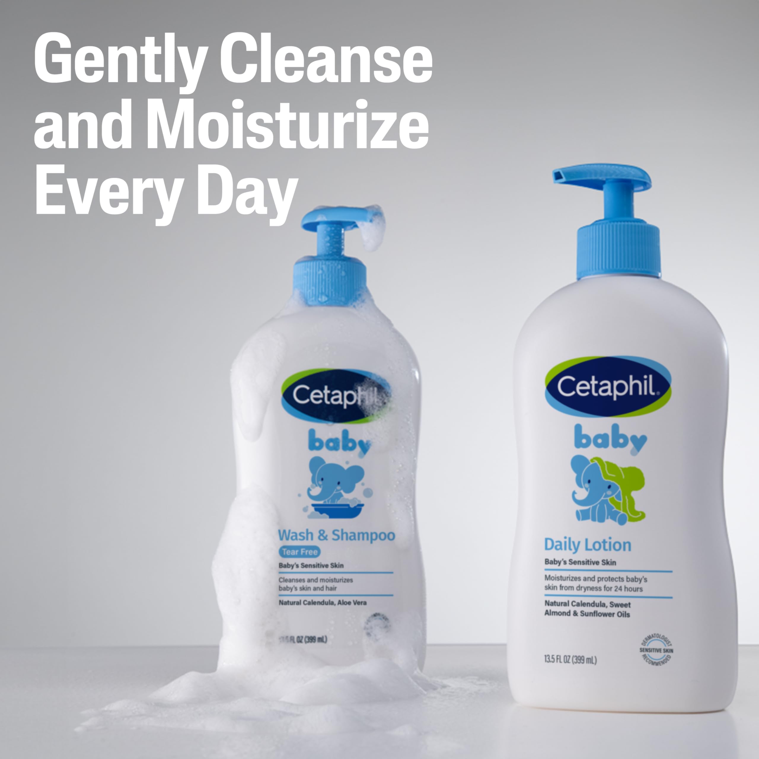 Cetaphil Baby Daily Lotion With Organic Calendula - (400ml) – view 7