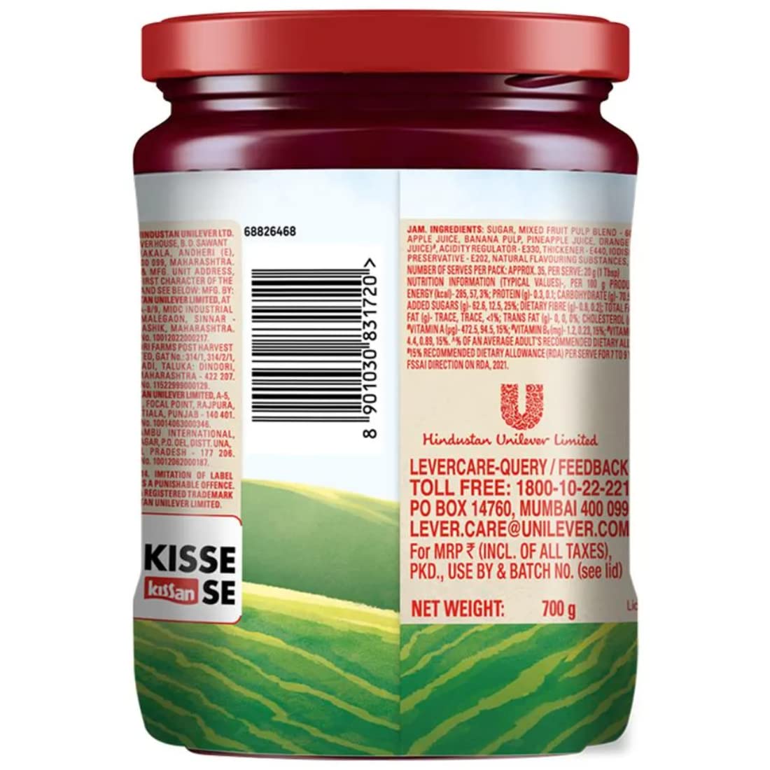 Kissan Mixed Fruit Jam, 700g Jar – view 3
