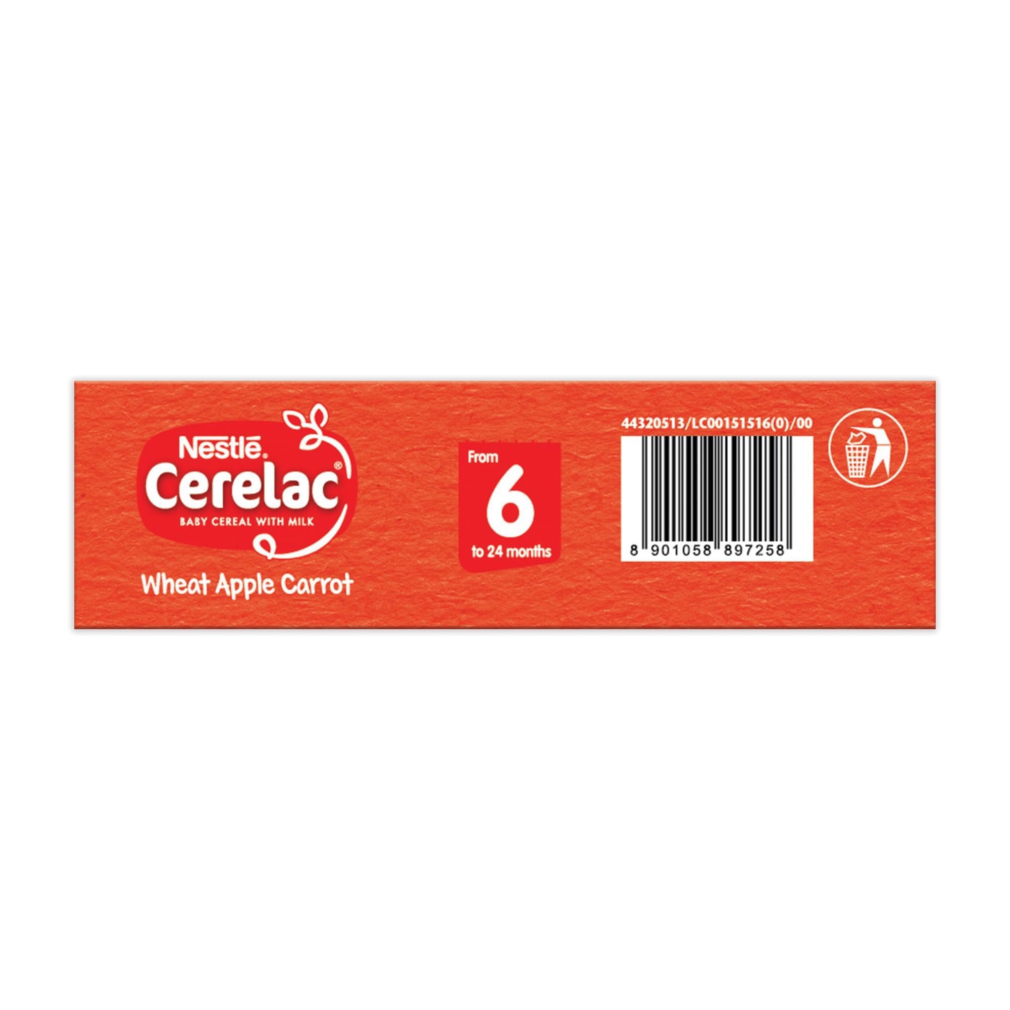 Nestle Cerelac Baby Cereal with Milk , Wheat Apple Carrot ,Stage 1, From 6 to 24 Months , Source of Iron & Protein , 300g – view 7
