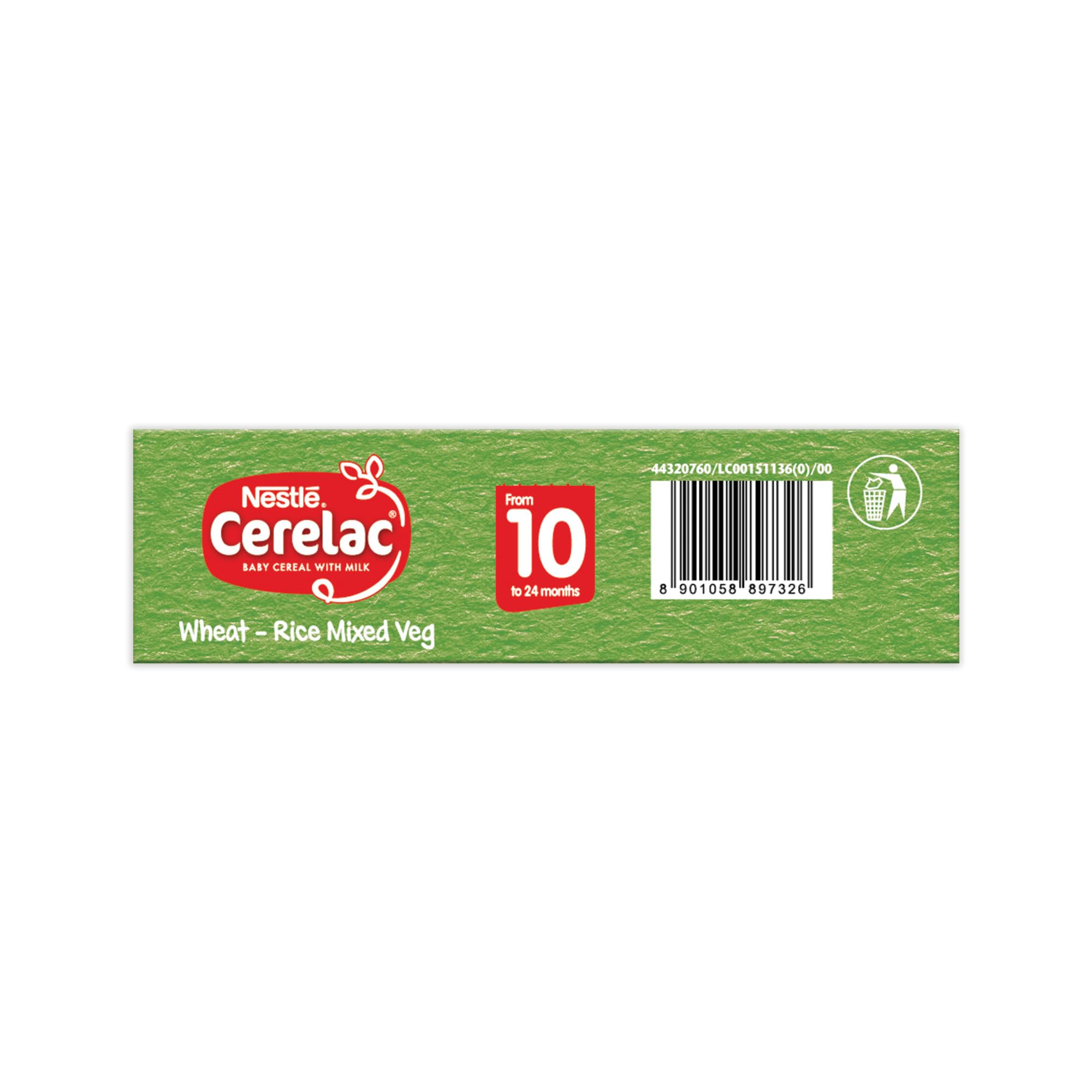 Nestle Cerelac Baby Cereal with Milk , Wheat - Rice Mixed Veg , From 10 to 24 Months , Stage 3, Source of Iron & Protein , 300g – view 7