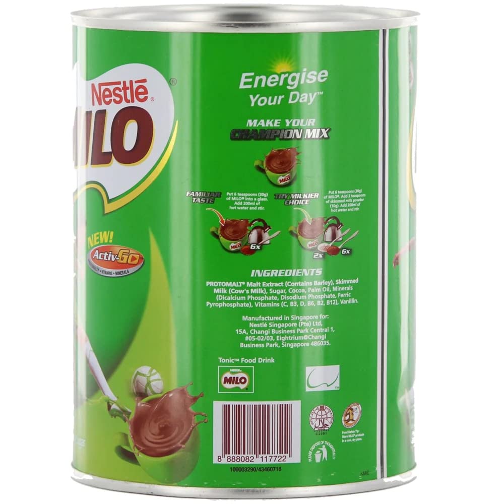 Nestle Milo Original Activ-Go Chocolate Malt Drink Powder, 14.11 Oz / 400 G – view 3