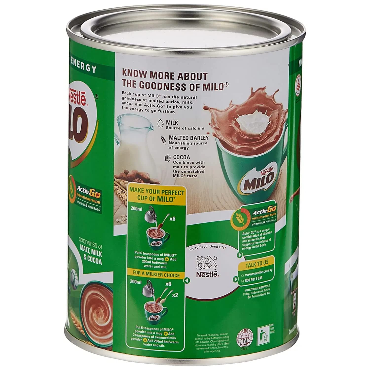 Nestle Milo Original Activ-Go Chocolate Malt Drink Powder, 14.11 Oz / 400 G – view 5