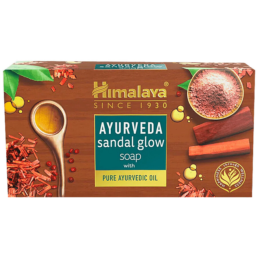Boxed Himalaya sandalwood soap bar for body cleansing