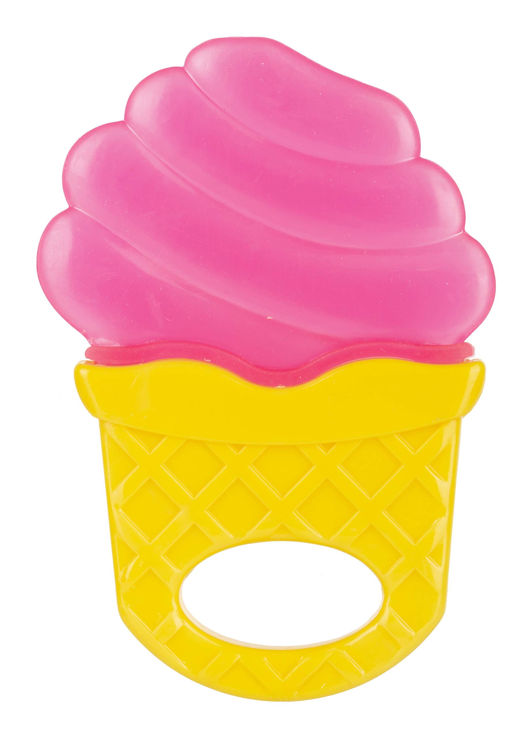 Giggles Funskool, Icecream Teether , Teether For Babies To Soothen Their Gums, Easy To Grasp,Hold And Chew, 3 Months & Above, Infant Toys