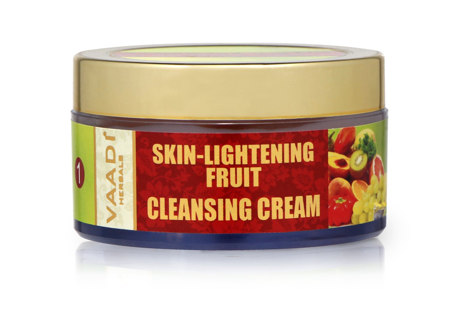 Vaadi Herbals Skin Lightening Fruit Cleansing Cream, 50g – view 2