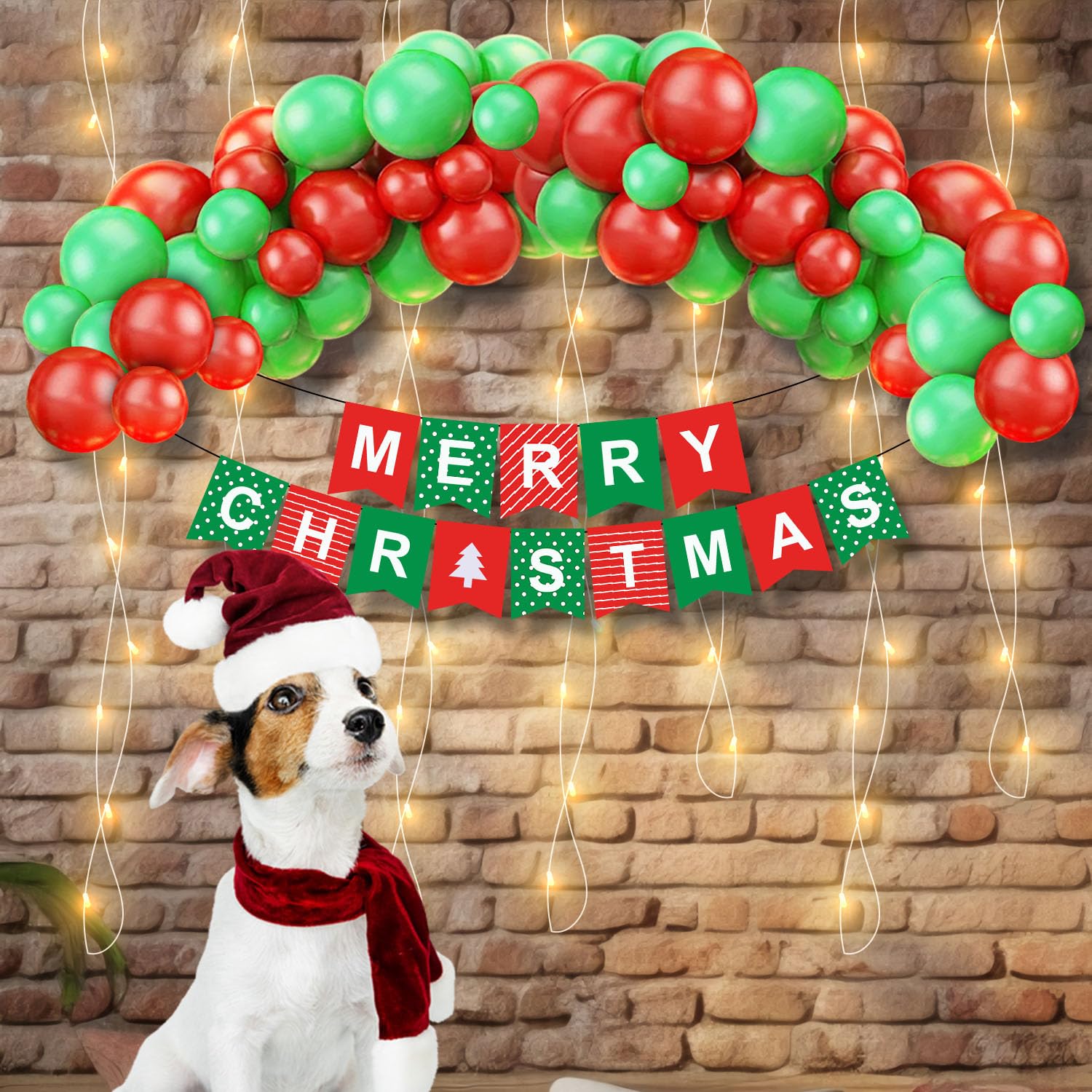Party Propz Christmas Decoration kIt - 22 Pcs, Merry Christmas Banner (Cardstock) – view 7