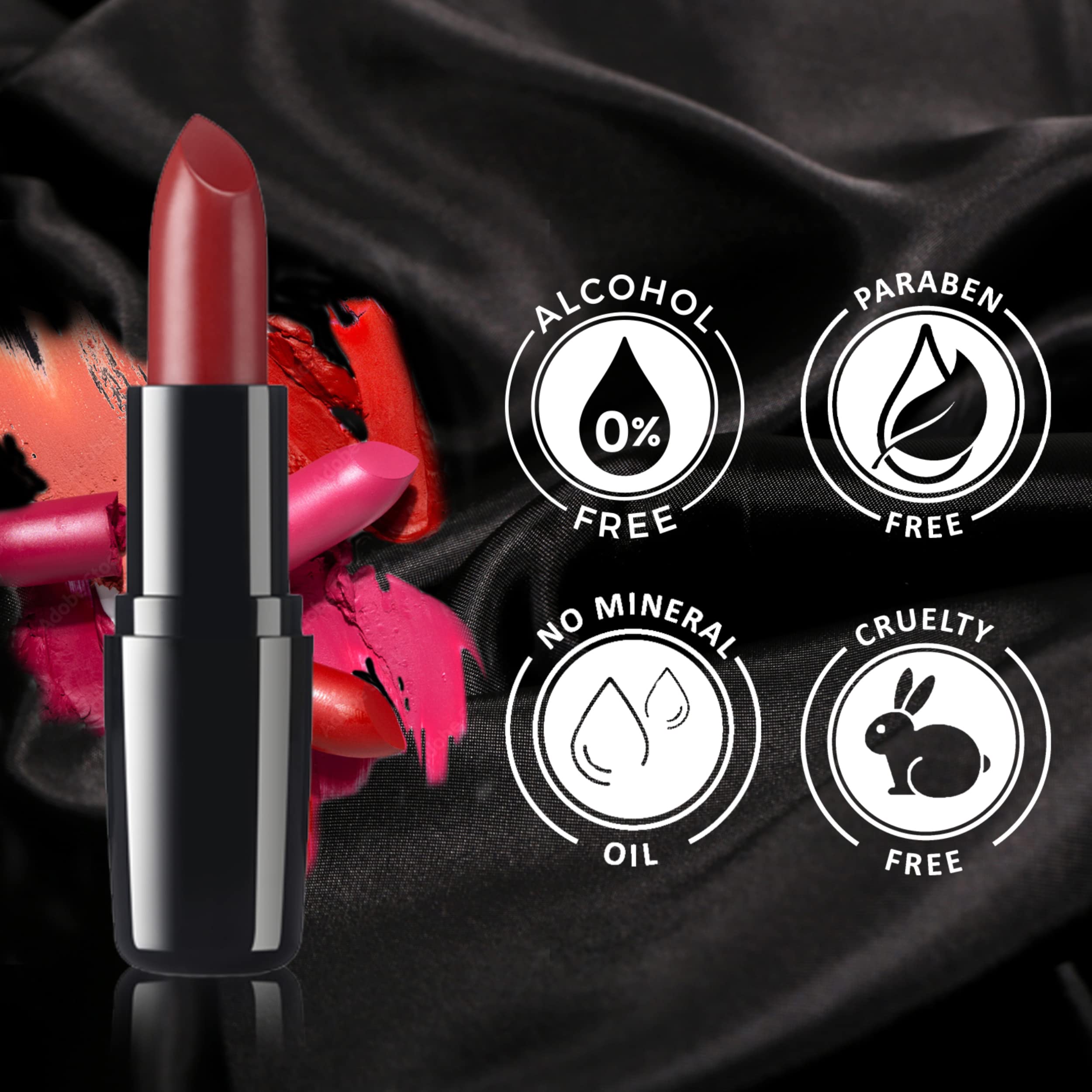 FACESCANADA Weightless Creme Finish Lipstick - Plum Peach (Nude), 4G – view 7