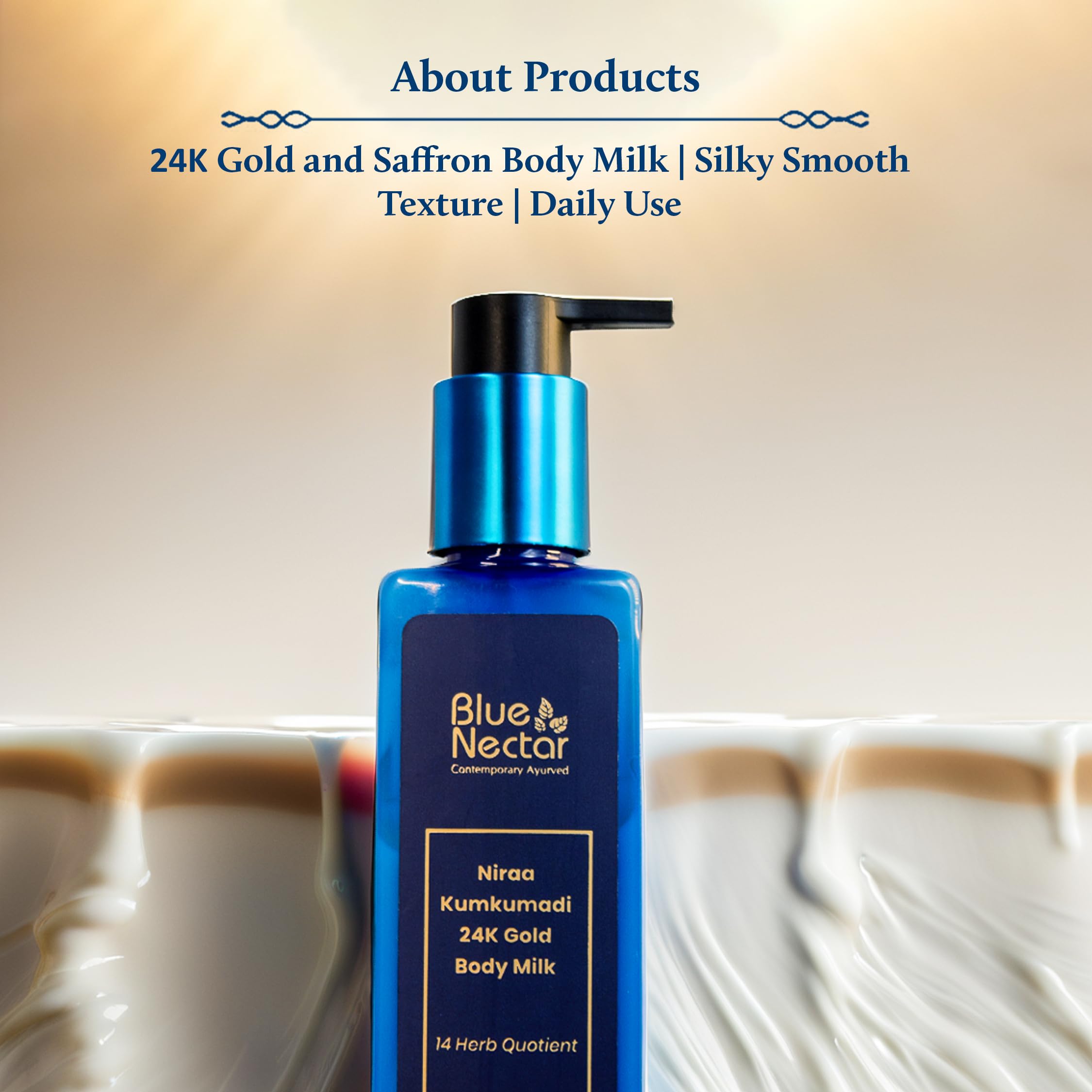 Blue Nectar Gold Body Milk for Women & Men – view 6