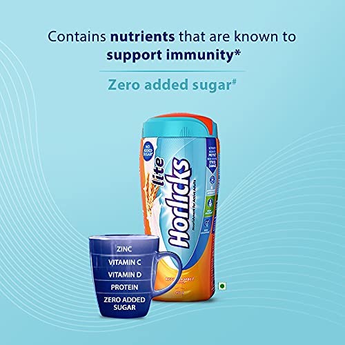 Horlicks Lite Health & Nutrition drink - 450 g Pet Jar (Regular Malt) – view 3
