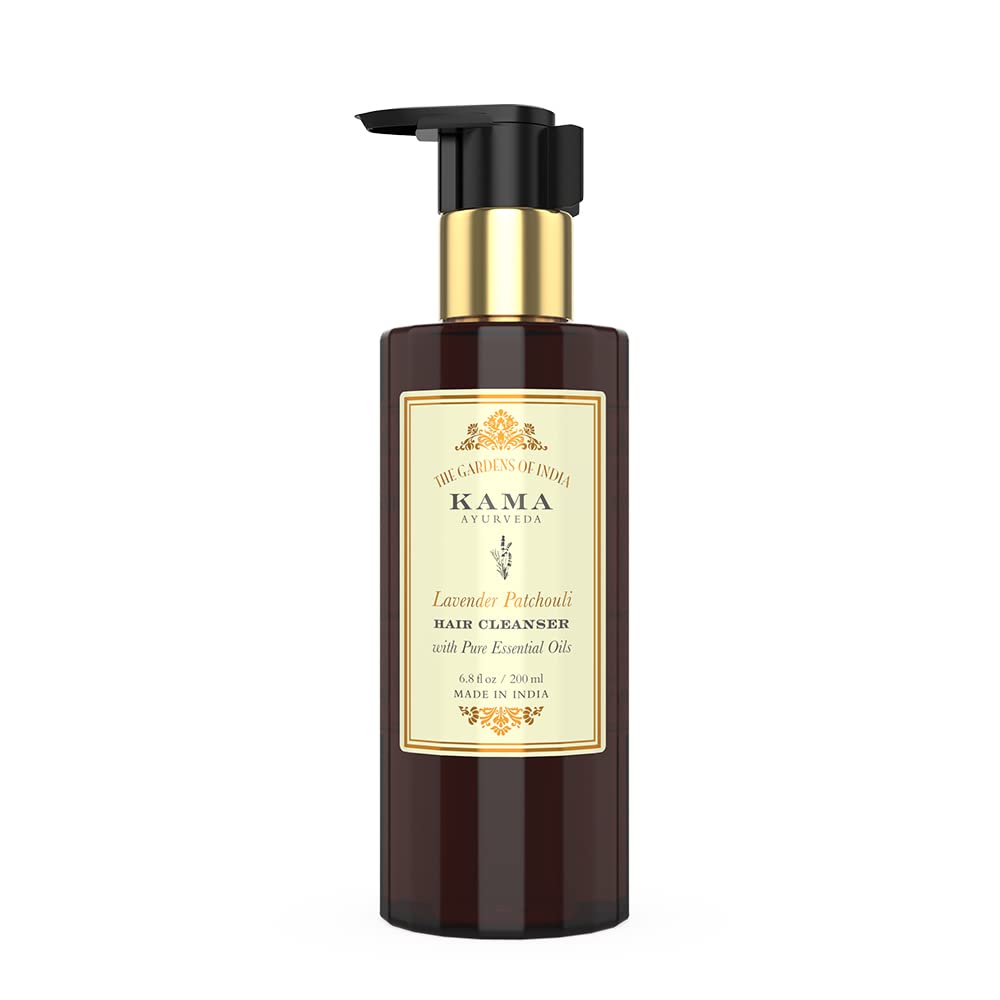 Kama Ayurveda Lavender Patchouli Hair Cleanser 200 ml bottle pack shot