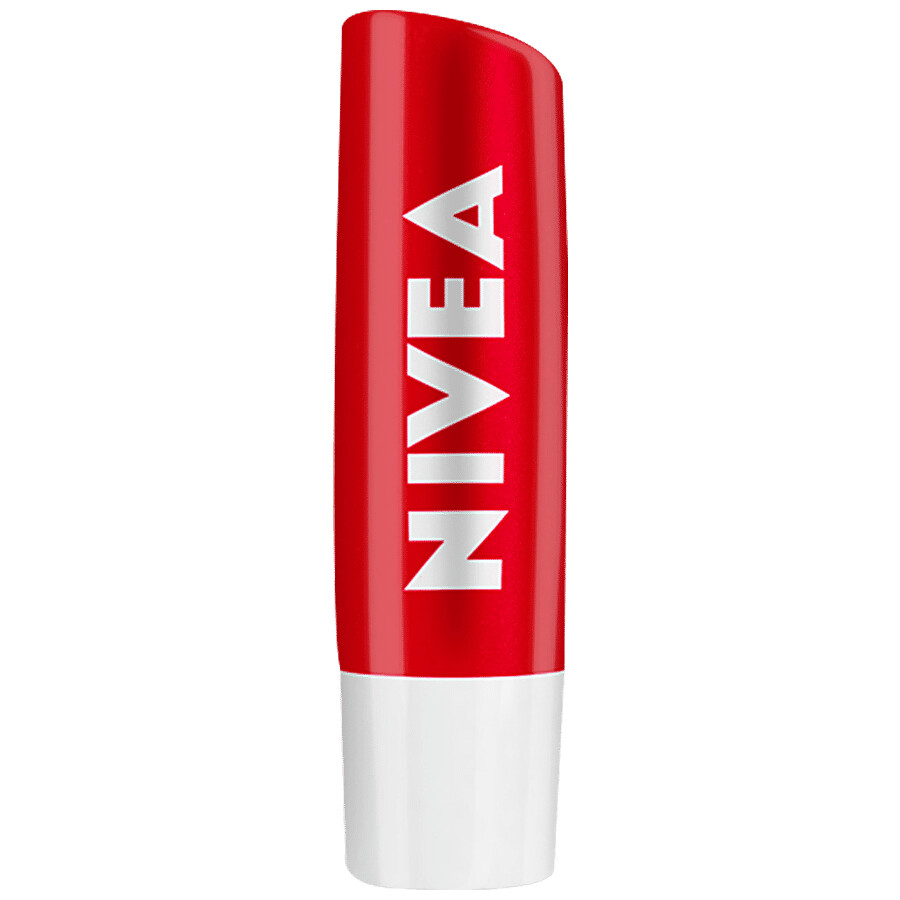 NIVEA Strawberry Shine Caring Lip Balm - With Natural Oils, 24 Hours Of Melt-In Moisture 4.8 g – view 3