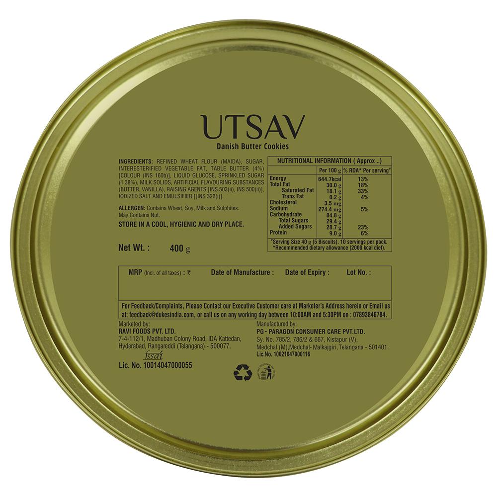 Dukes Utsav Danish Butter Cookies 400 G – view 2