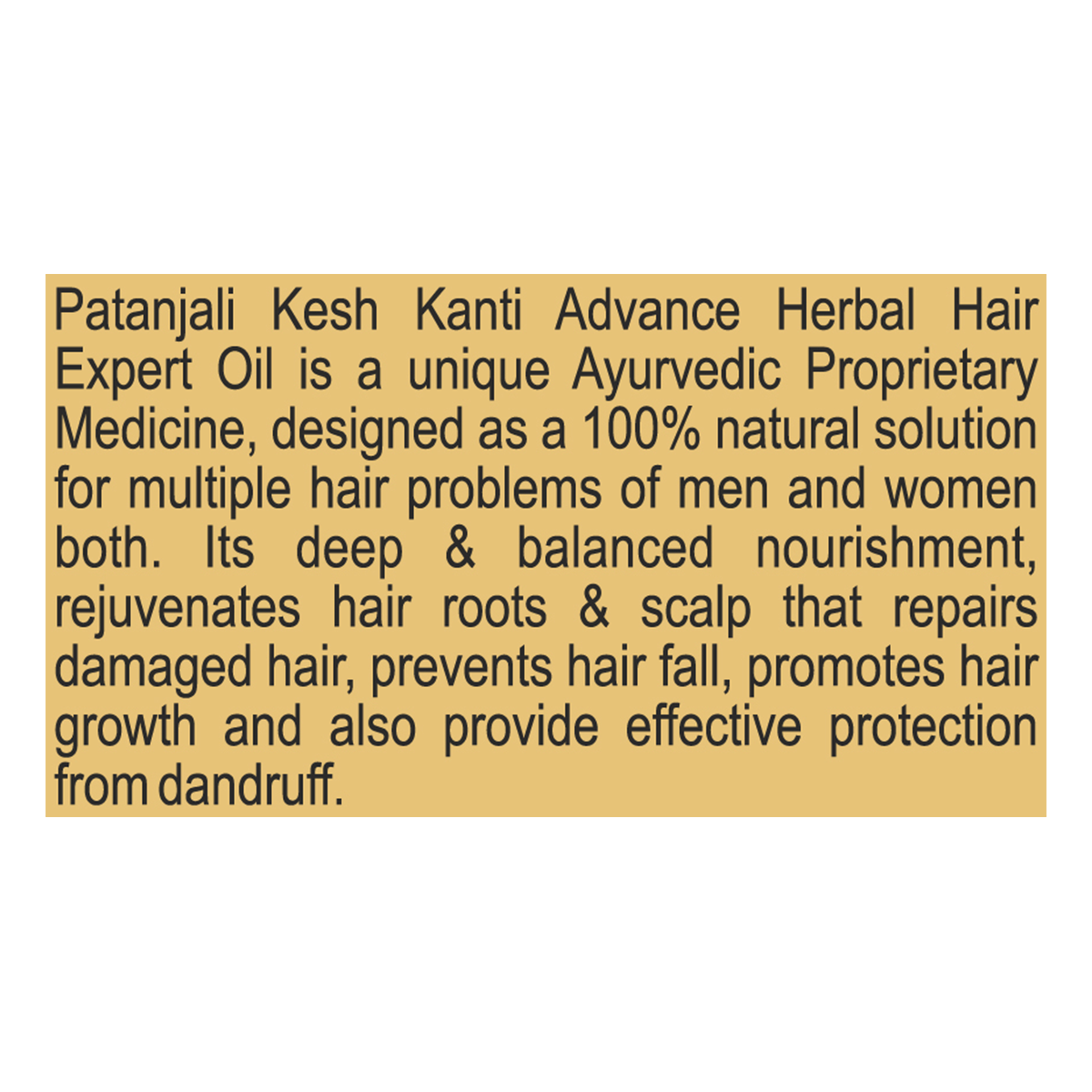 Patanjali Kesh Kanti Advance Herbal Hair Expert Oil 100 ml – view 5