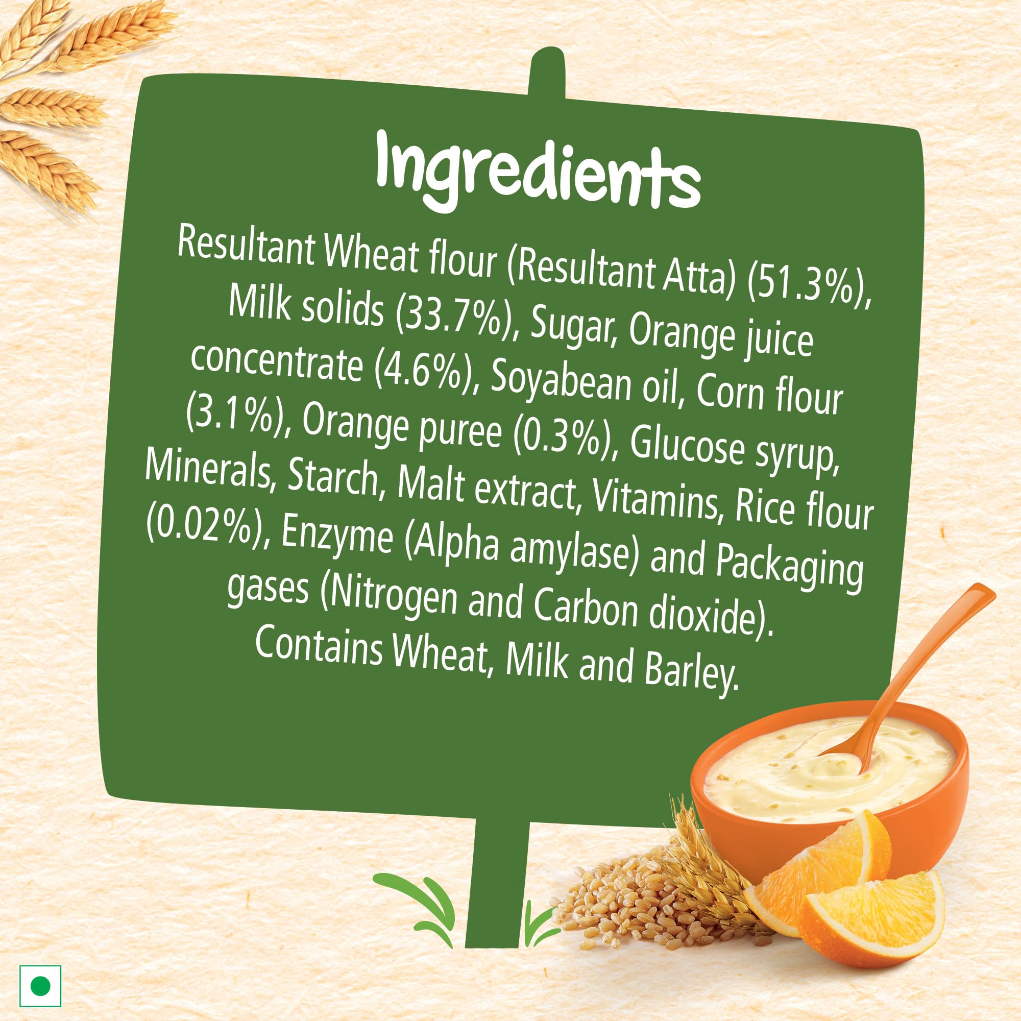 Nestle Cerelac Baby Cereal with Milk , Wheat Orange , From 8 to 24 Months ,Stage 2, Source of Iron & Protein , 300g – view 3