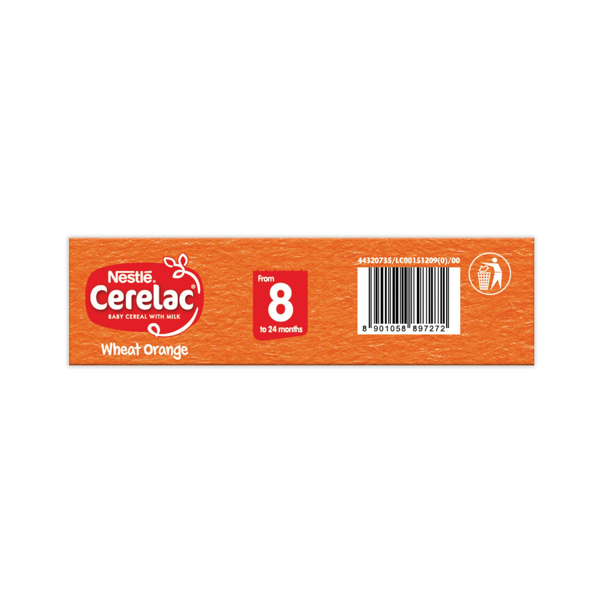 Nestle Cerelac Baby Cereal with Milk , Wheat Orange , From 8 to 24 Months ,Stage 2, Source of Iron & Protein , 300g – view 7